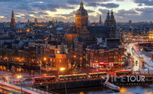 Wycieczka firmowa do Amsterdamu - panorama