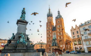 Wycieczka firmowa do Krakowa - Rynek Główny i kościół Mariacki
