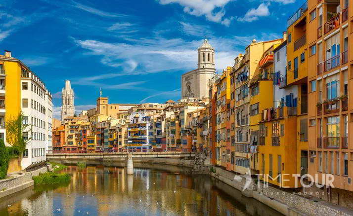 Wycieczka szkolna do Hiszpanii - Girona i rzeka Onyar