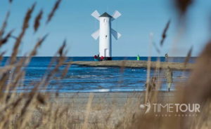 Wycieczka szkolna do Świnoujścia - wiatrak