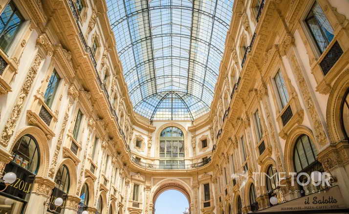 Wycieczka szkolna do Włoch - galeria Vittorio Emanuele II w Mediolanie