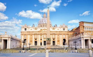 Wycieczka szkolna do Rzymu - bazylika św. Piotra w Watykanie